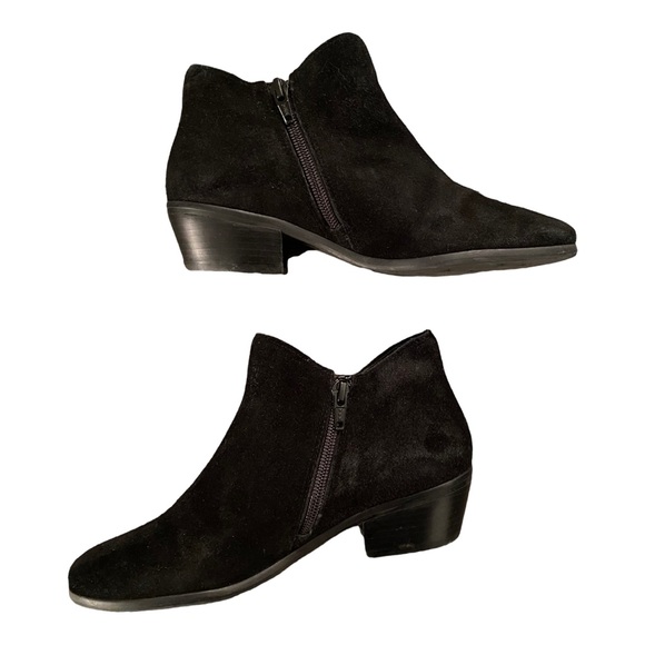 Jack Rogers PEYTON Black Ankle Suede Boots - Picture 2 of 5